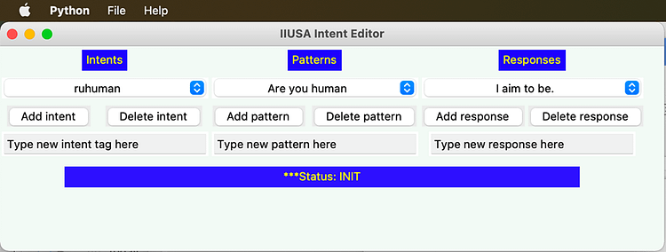 Python Intent